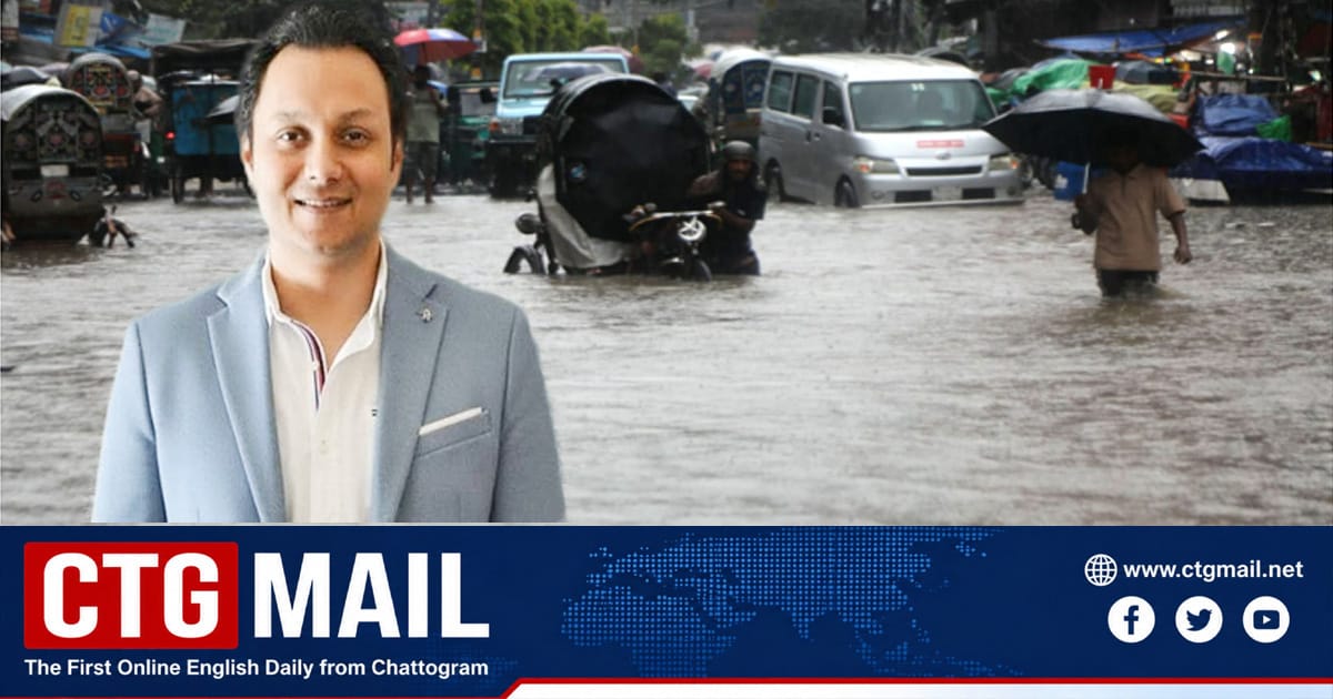 MP Sayeed Al Noman speaking about support for Chattogram residents affected by heavy rainfall and waterlogging