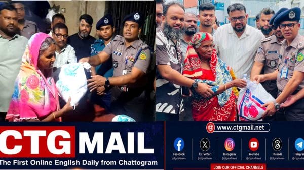 CMP distributes relief to 700 flood-affected families in Chattogram