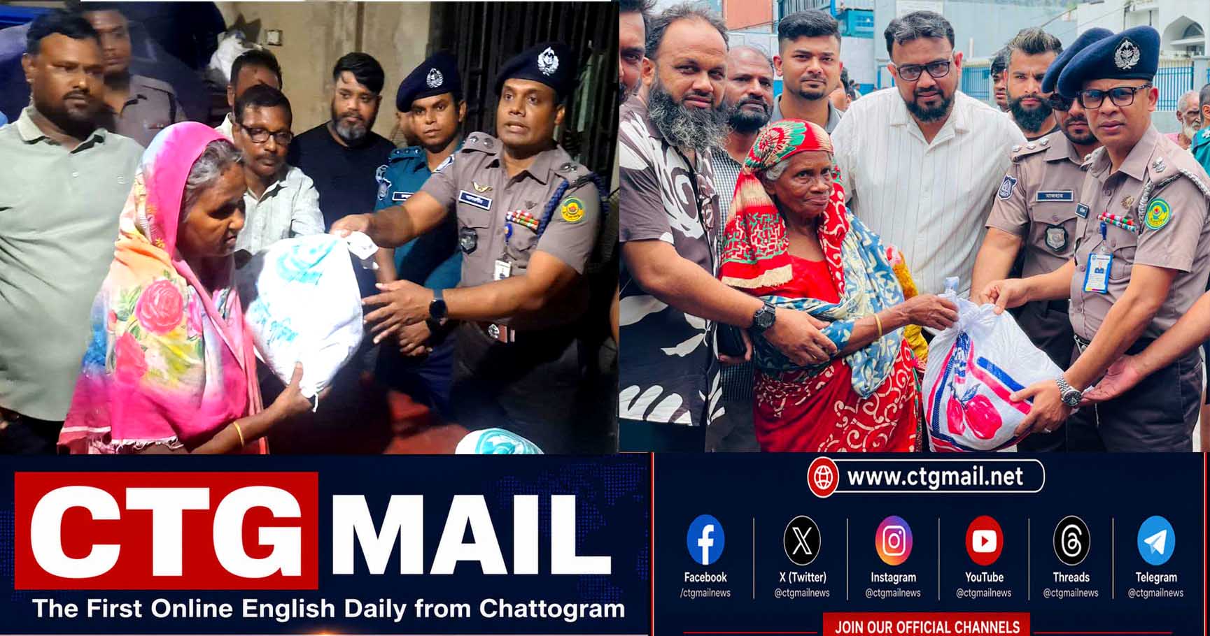 CMP distributes relief to 700 flood-affected families in Chattogram