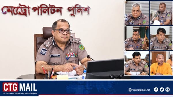CMP Police Commissioner Hasan Md. Shawkat Ali chairs a coordination meeting on Rath Yatra 2026 security preparations in Chattogram